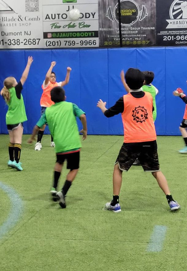 school break camp playing